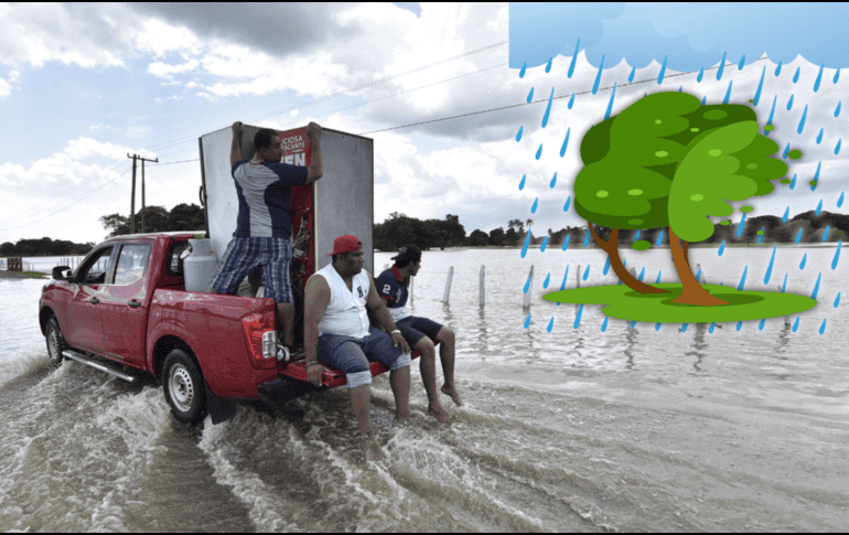 México espera un fin de semana de lluvias en varios estados. EFE / ARCHIVO