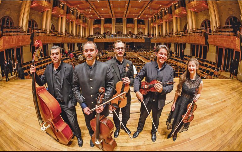 El Quinteto de Cuerda Wiener Kammersymphonie se fundó en 2006, en ocasión del “Año de Mozart”. CORTESÍA