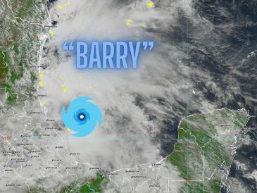 Este sistema mantiene pronóstico de lluvias puntuales extraordinarias en Puebla y Veracruz. ESPECIAL / SMN