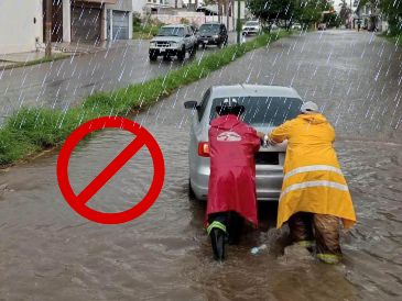 Previamente, autoridades de protección civil emitieron una alerta "amarilla" ante la proximidad del fenómeno meteorológico. SUN / ESPECIAL