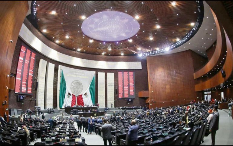 La reforma fue impulsada por los sufragios de las bancadas de Morena, PT y Verde. ESPECIAL