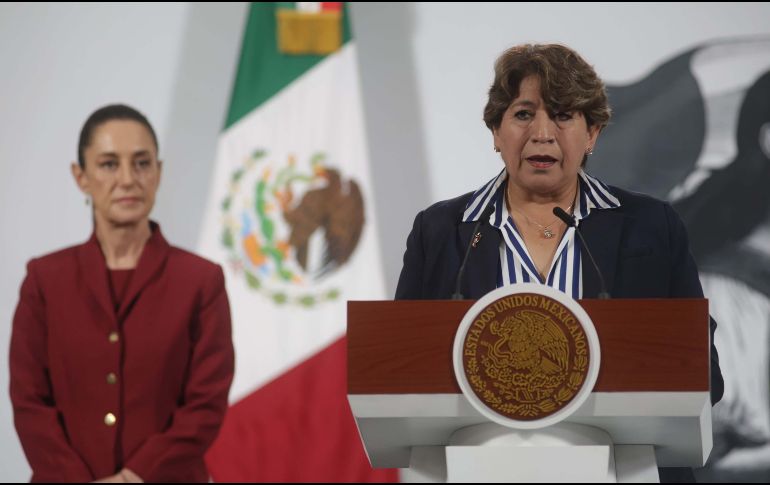 La gobernadora del Estado de México, Delfina Gómez, expuso que en esta estrategia participan el gobierno federal, el gobierno estatal y los municipios que la integran. SUN/C. Mejía