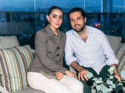 Marifer Ganem y Esteban Preciado en la inauguración de “Sunset Deck”, el nuevo rooftop del hotel JW Mariott. GENTE BIEN JALISCO / J. Soltero