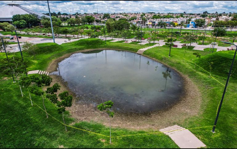 Durante la tormenta intensa de este año, la zona no soportó las fuertes corrientes de agua y el Parque Luis Quintanar resultó con severas afectaciones. EL INFORMADOR / A. Navarro