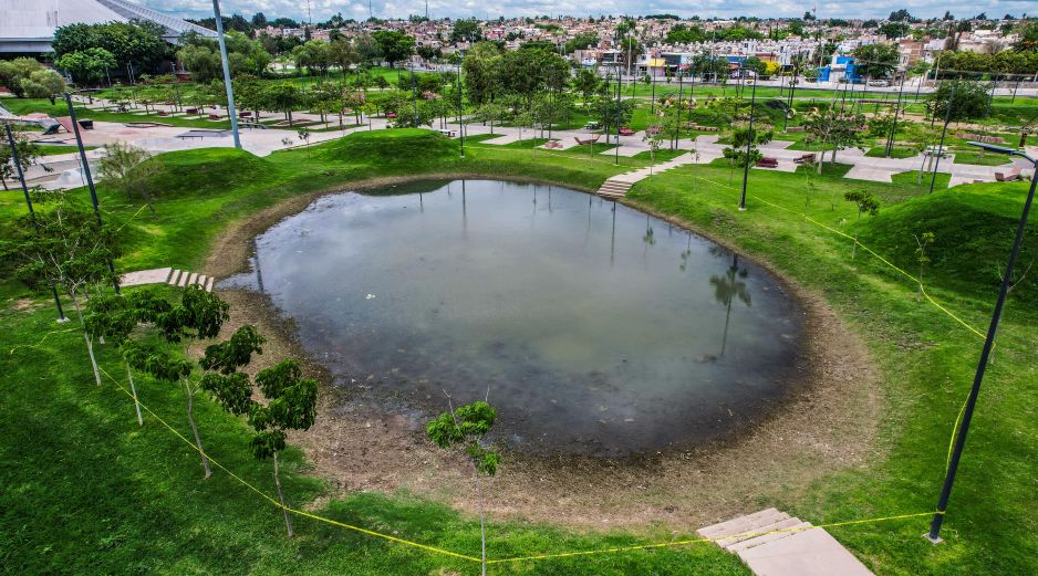 Durante la tormenta intensa de este año, la zona no soportó las fuertes corrientes de agua y el Parque Luis Quintanar resultó con severas afectaciones. EL INFORMADOR / A. Navarro