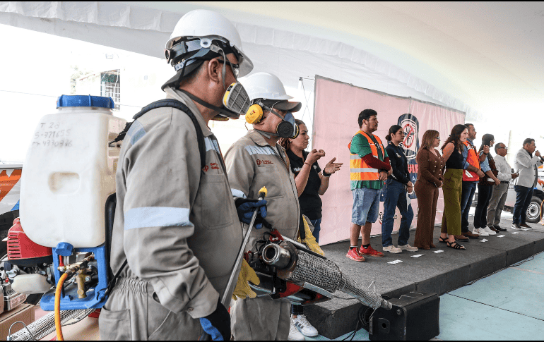 Gobierno de Jalisco impulsa la Jornada En Equipo contra el Dengue. EL INFORMADOR / A. Navarro