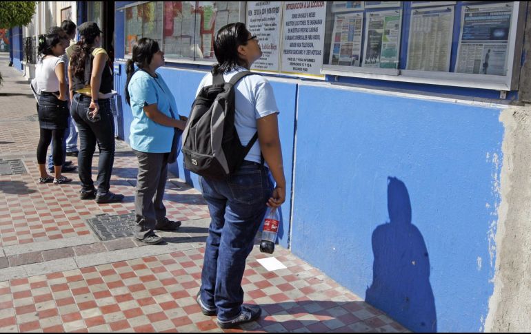 Crece el retiro de fondos por desempleo en las Afores, a pesar de ligera baja en la tasa de desempleo en 2025. EL INFORMADOR/Archivo