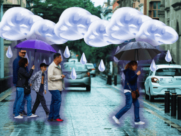 La lluvia podría venir acompañada de actividad eléctrica. EL INFORMADOR/ARCHIVO