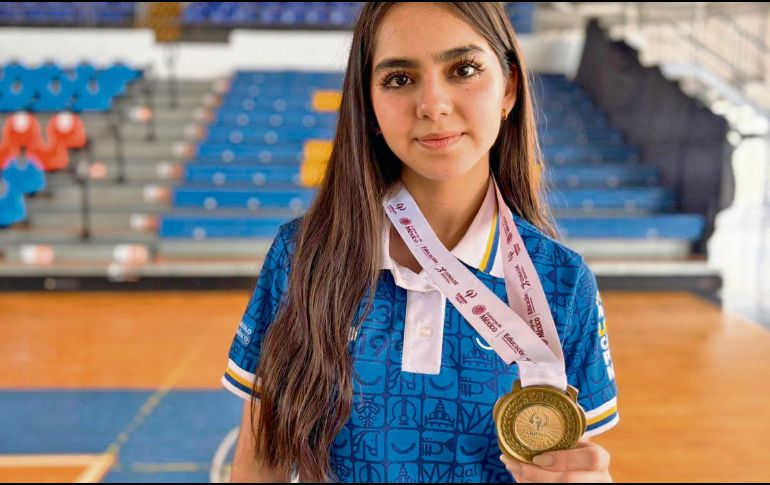 Valentina Sáenz quiere estar en un mundial de la disciplina. EL INFORMADOR/ A. García