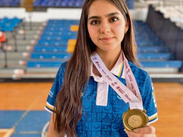 Valentina Sáenz quiere estar en un mundial de la disciplina. EL INFORMADOR/ A. García