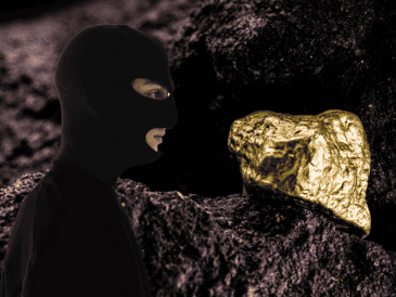 Una góndola, un tráiler, con concentrado de oro y plata fue robada por grupo armado en la carretera cerca de Guadalajara. ESPECIAL / CANVA