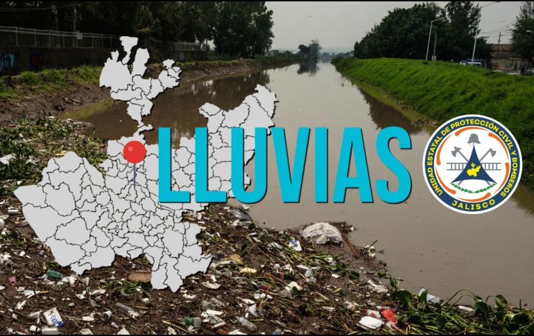 Est municipio del AMG es el que más agua por lluvia reporta en las últimas 24 horas. EL INFORMADOR / ARCHIVO