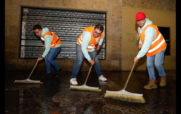 Se trata de 5 hidrolavadoras nuevas, de las cuales tres serán exclusivas para Centro Histórico y dos atenderán otros polígonos de la ciudad. EL INFORMADOR/ H. Figueroa