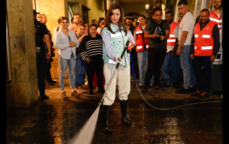 Se trata de 5 hidrolavadoras nuevas, de las cuales tres serán exclusivas para Centro Histórico y dos atenderán otros polígonos de la ciudad. EL INFORMADOR/ H. Figueroa