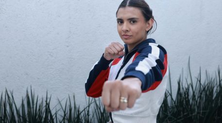 Villegas reveló su admiración por la medallista olímpica Iridia Salazar. SUN/F. Rojas