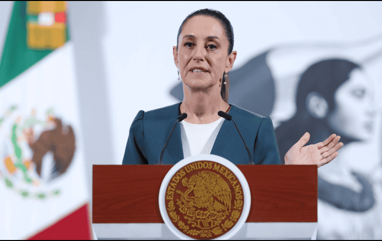 La Presidenta Claudia Sheinbaum indica que la reunión será encabezada por el secretario de Economía, Marcelo Ebrard, además de integrantes de las Secretarías de Hacienda y Relaciones Exteriores. EFE / M. Guzmán