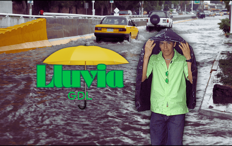 Las lluvias seguirán presentándose en Guadalajara el resto de la semana. EL INFORMADOR / ARCHIVO