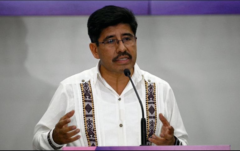 Hugo Aguilar Ortiz alertó que no ha autorizado a ninguna persona o institución pedir recursos en su nombre. AFP/ ARCHIVO.