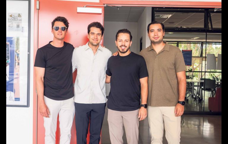 Javier Martínez, Roberto Quiñones, Andrés Esqueda y Diego Partida. GENTE BIEN JALISCO / A. Rodríguez