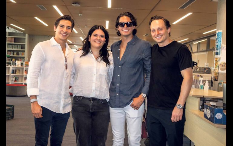Andrés Barba, Maribel Silva, José Eduardo Martínez y Diederik Smits. GENTE BIEN JALISCO / A. Rodríguez