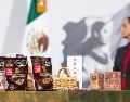El Chocolate del Bienestar tiene 50% de cacao y 35% azúcar de caña, sin edulcorantes, ni saborizantes artificiales. X / @alimenbienestar