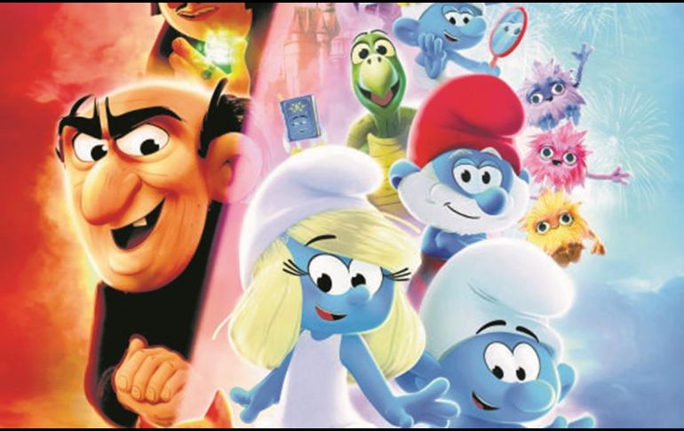 A más de 65 años del nacimiento de los “Pitufos” en los cómics belgas de Peyo, esta nueva versión cinematográfica busca refrescar la franquicia. CORTESÍA