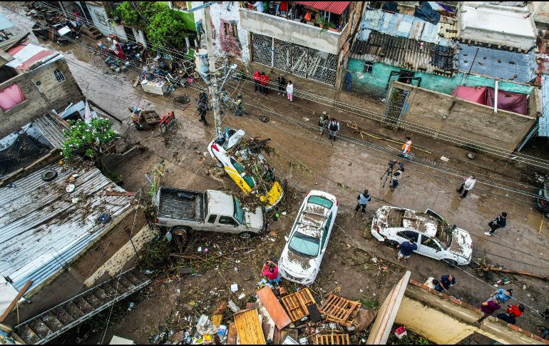 En La Martinica, el nivel de agua superó los cuatro metros de altura. EL INFORMADOR/A. Navarro