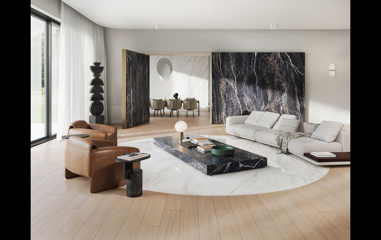 Colección The Art of Luxe: Slabs de Gran Escala 120x280cm de Interceramic. GENTE BIEN JALISCO / Revista del 18 de julio 2025