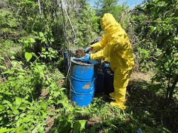 se estima una afectación económica de 62 millones de pesos para las organizaciones criminales. CORTESÍA