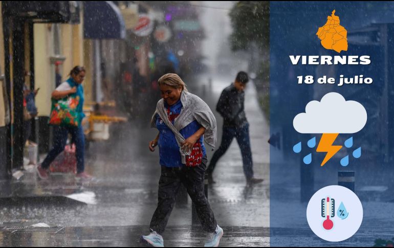 Según la SGIRPC de la CDMX, estiman una lluvia menor a 15 mm para este día. ESPECIAL / SUN y CANVA
