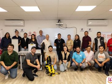 El IDEFT, dirigido por Salvador Cosío Gaona, refuerza su vinculación interinstitucional para ofrecer capacitación técnica de vanguardia y mejorar la productividad regional. CORTESÍA