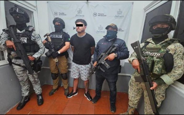 Esta tarde José Eduardo ‘N’ fue trasladado a los juzgados de juicios orales del penal de Puente Grande. ESPECIAL