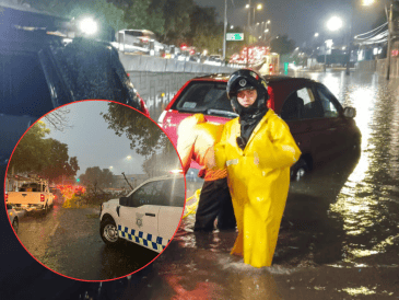 Durante la tarde-noche del sábado 19 de julio se reportó una fuerte tormenta en el Área Metropolitana de Guadalajara.  ESPECIAL/Policía Vial Jalisco