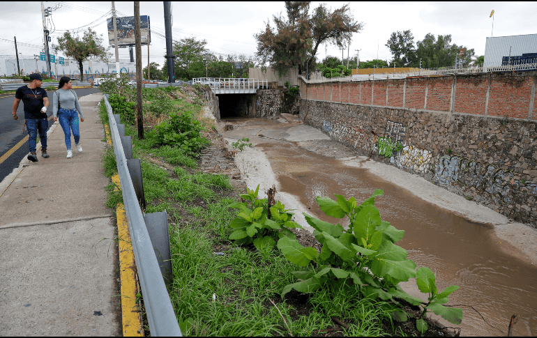 Aspectos generales del arroyo El Seco, a la altura de la avenida López Mateos. EL INFORMADOR/ARCHIVO