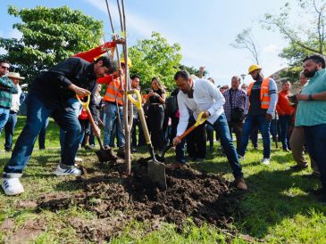 Más del 76 por ciento del Bosque Urbano Lomas del Sur será destinado a áreas verdes con especies endémicas, consolidando el compromiso de Tlajomulco con el desarrollo sostenible y la justicia ambiental. CORTESÍA