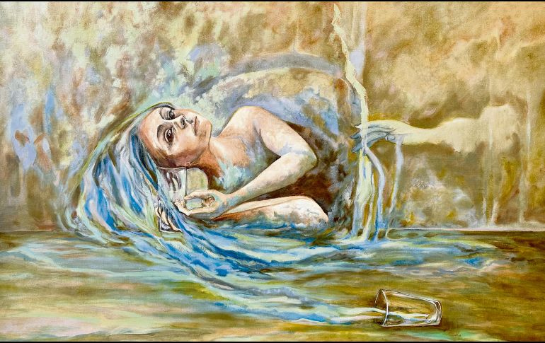 La originaria de Tamaulipas, Jessica GadGa, trabaja desde una melancolía anclada al pasado. CORTESÍA