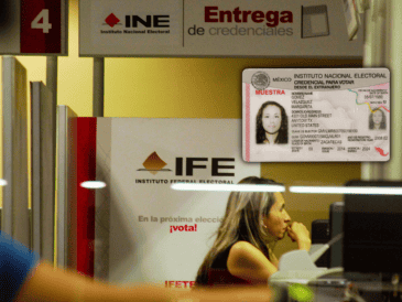 El proyecto para actualizar elementos de seguridad en la credencial para votar aún deberá ser discutido en comisiones. NTX / ARCHIVO