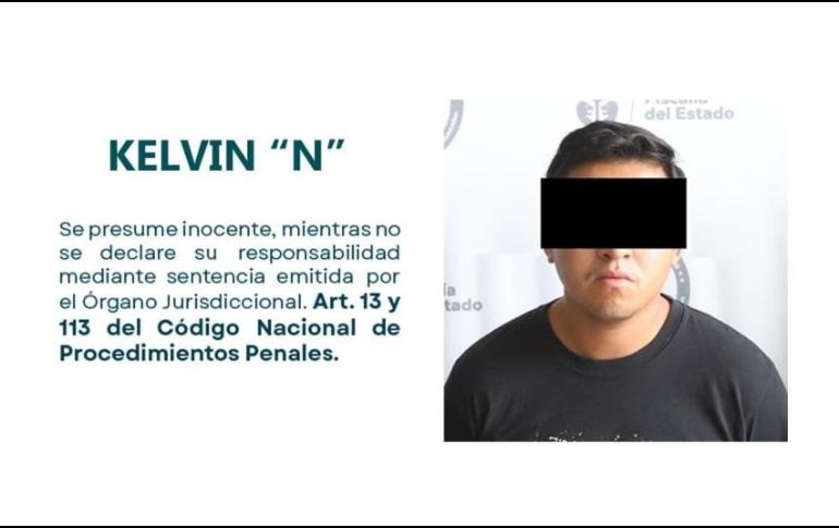 Después de su captura en la colonia Loma Dorada, en Tonalá, el sujeto fue trasladado al penal de Puente Grande y puesto a disposición de la autoridad. ESPECIAL / Fiscalía de Jalisco