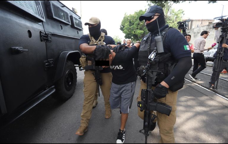 La captura se llevó a cabo en el municipio de Tonalá. FISCALÍA DE JALISCO