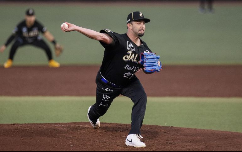 Este noche el pitcheo de Jalisco fue dominante. Zac Grotz ganó el juego después de seis entradas en las que sólo permitió tres hits y una carrera. CORTESÍA/Charros de Jalisco