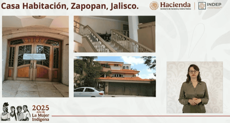 Una casa habitación en Zapopan es uno de los principales inmuebles que serán subastados. ESPECIAL 