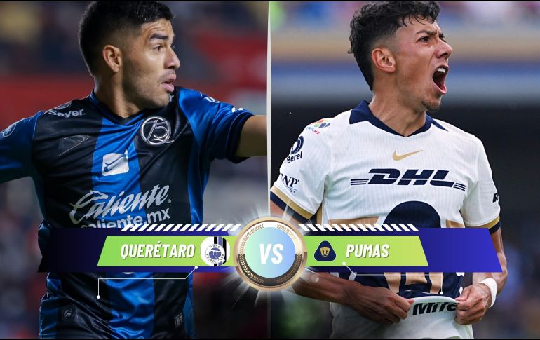 En su tercer partido del campeonato, Pumas buscará su primer triunfo del certamen en su visita a La Corregidora en el arranque de la jornada. IMAGO7