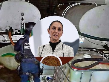 Sheinbaum informó que las investigaciones sobre el denominado huachicol fiscal, están dando mucha información y llegarán hasta las últimas consecuencias. SUN / B. FREGOSO / ARCHIVO