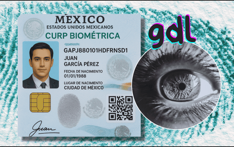 A partir del 16 de octubre, las dependencias de Gobierno sí estarán obligadas a aceptar la CURP biométrica como documento de identificación oficial, en lugar del INE o el pasaporte. ESPECIAL / Canva