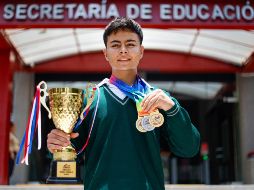 Diego Alejandro Ruelas Gómez es estudiante de la Secundaria 49 de Cocula, piensa en obtener grado profesional en física o matemáticas y su ideal es trabajar para la NASA. EL INFORMADOR/H. FIgueroa