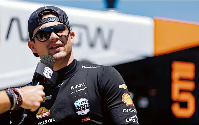 Pato O'Ward sigue peleando por los primeros puestos del campeonato de la IndyCar. ESPECIAL