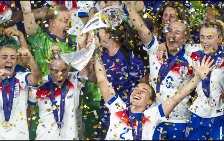 No hubo triple corona. España se quedó a las puertas de sumar el título de la Eurocopa al del Mundial y la Liga de Naciones. EFE/T. BUERGY