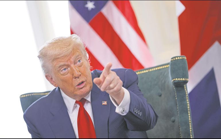 El presidente de Estados Unidos expresó que se alejó de Epstein desde hace años. EFE