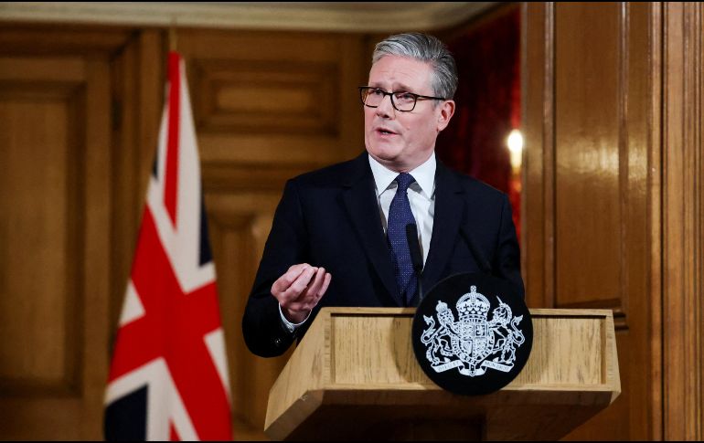 Keir Starmer, primer ministro del Reino Unido. AFP / T. Mellville