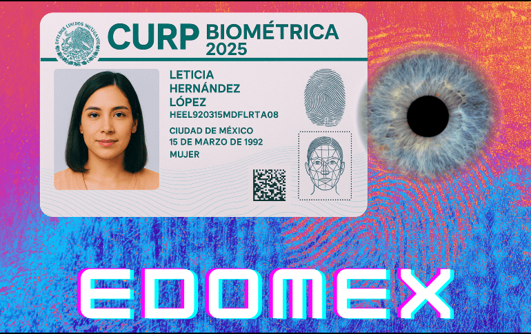 Aunque su uso todavía no será obligatorio, se espera que a partir del 16 de octubre, las dependencias de Gobierno estén obligadas a aceptar la CURP Biométrica, incluido el Edomex. ESPECIAL / Canva